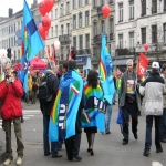 Manifestation à Bruxelles le 19 mars 2005 photo n°17 